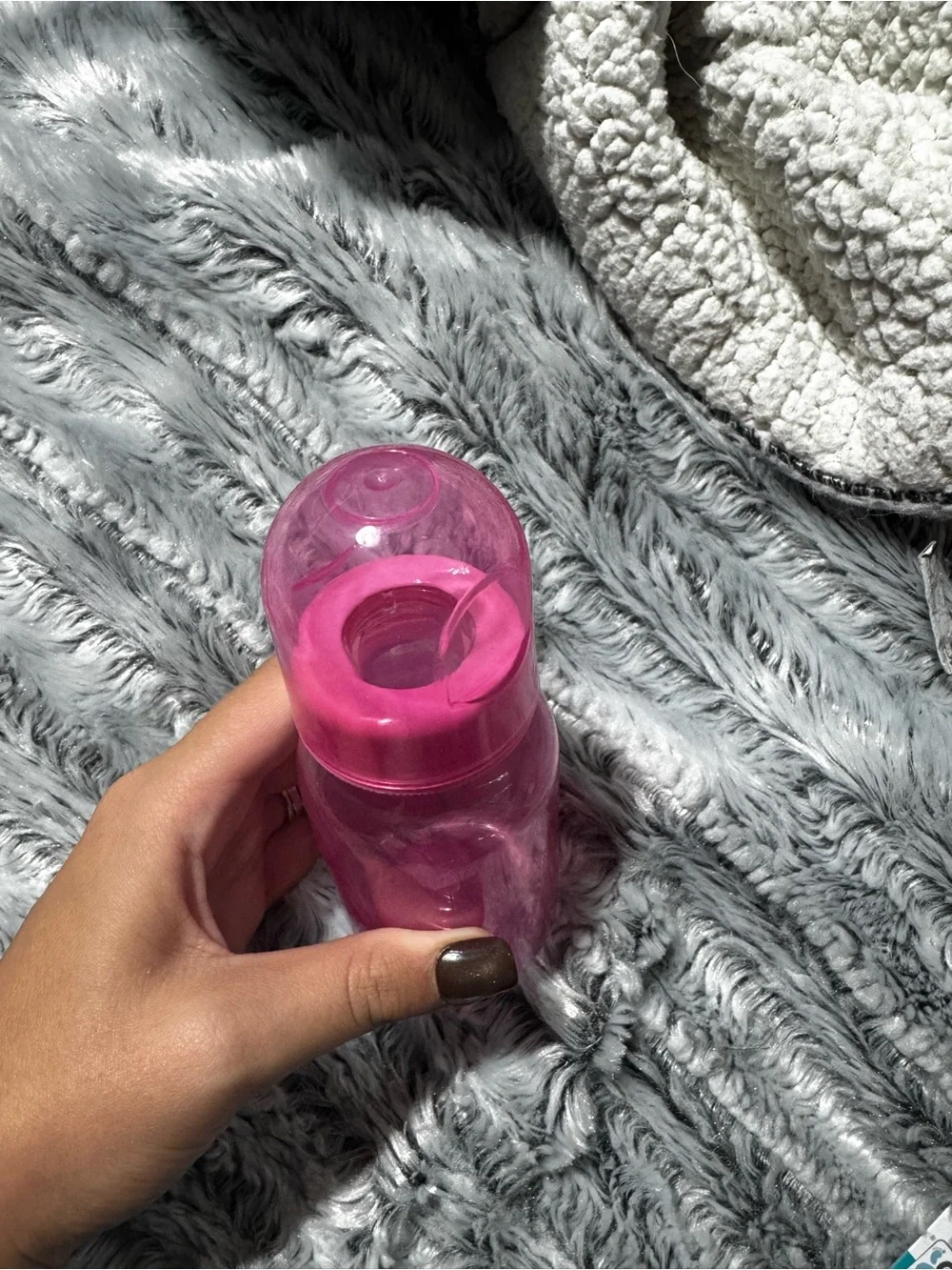 Pink Silicone Pacifier (4) and bottles (4)